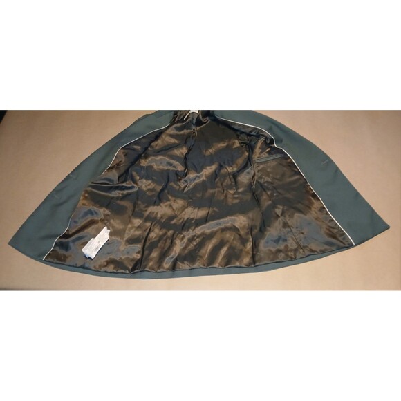 Mango Basics Silky Double-Breasted Blazer Sz Small Womens Soft Teal Blue MNG - Picture 6 of 11